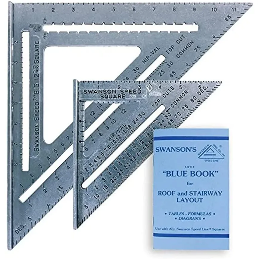 Swanson SW1201K 7″ Speed Square and Big 12 Speed Square Value Pack