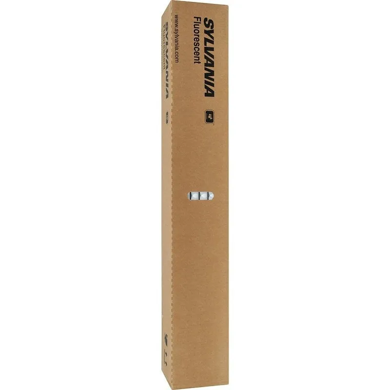 Sylvania 21779 Fluorescent Bulb, 32 W, T8 Lamp, Medium G13 Lamp Base, 2750 Lumens, 3500 K Color Temp (Pack of 30)