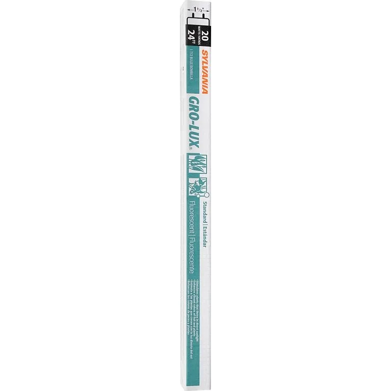 Sylvania 22029 Fluorescent Bulb, 20 W, T12 Lamp, Medium G13 Lamp Base, 480 Lumens, 9000 hr Average Life (Pack of 6)