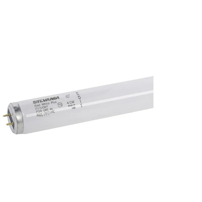 Sylvania 24472 Fluorescent Bulb, 4100 K Color Temp, Cool White, 1850 Lumens, 40 W, 1.591 in Dia x 48 in L Dimensions (Pack of 30)