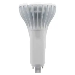 Sylvania 41708 LED Lamp, Type A Vertical, 4-Pin G24Q/GX24Q Lamp Base, Dimmable, Neutral White, 3500 K Color Temp