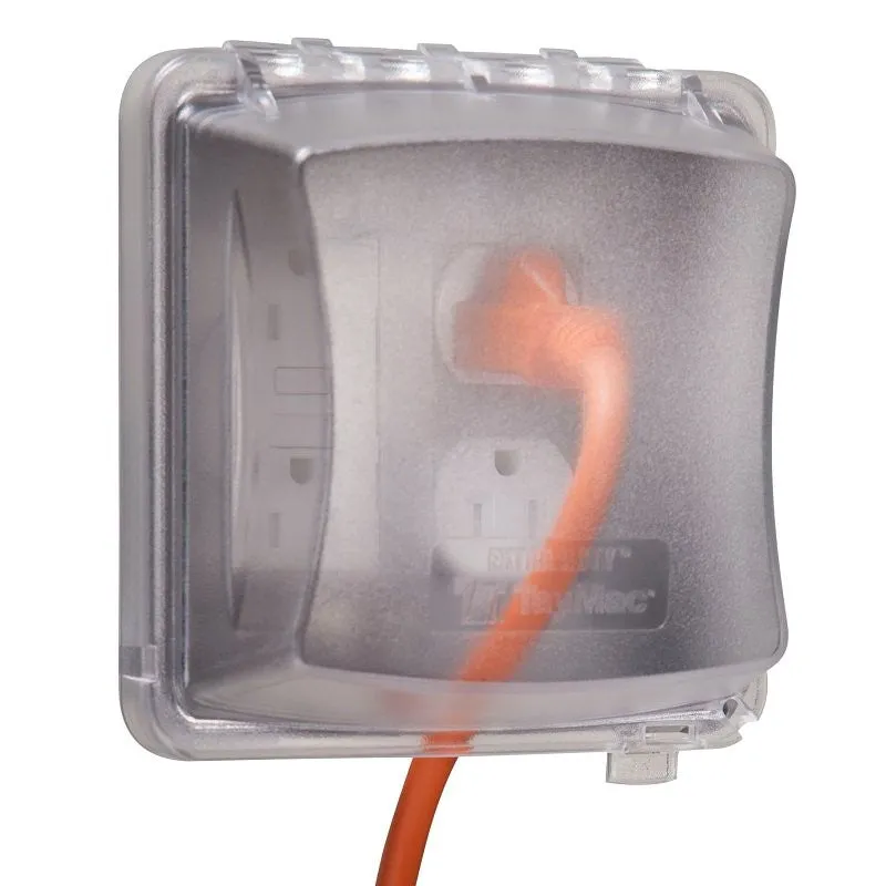 TAYMAC MM2420C Box Cover, 3.07 in L, 5.43 in W, Polycarbonate