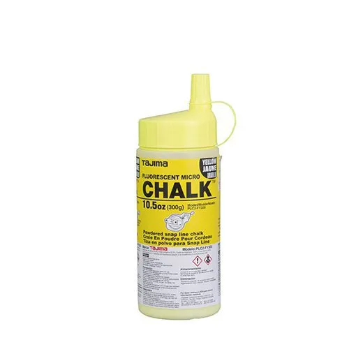 Tajima PLC2-FY300 CHALK-RITE 10.5 oz Fluorescent Yellow Micro Chalk