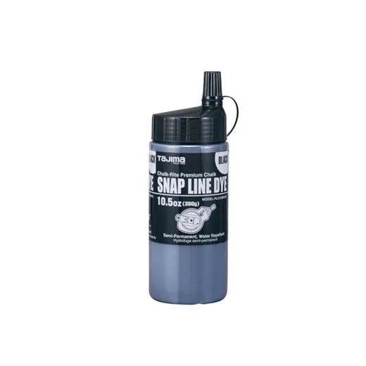 Tajima PLC3-BK300 CHALK-RITE 10.5 oz Black Snap Line Dye