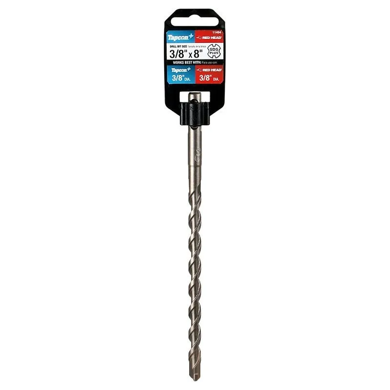 Tapcon 11494 Drill Bit, 3/8 in Dia, 8 in OAL, 3/8 in Dia Shank, SDS Plus Shank