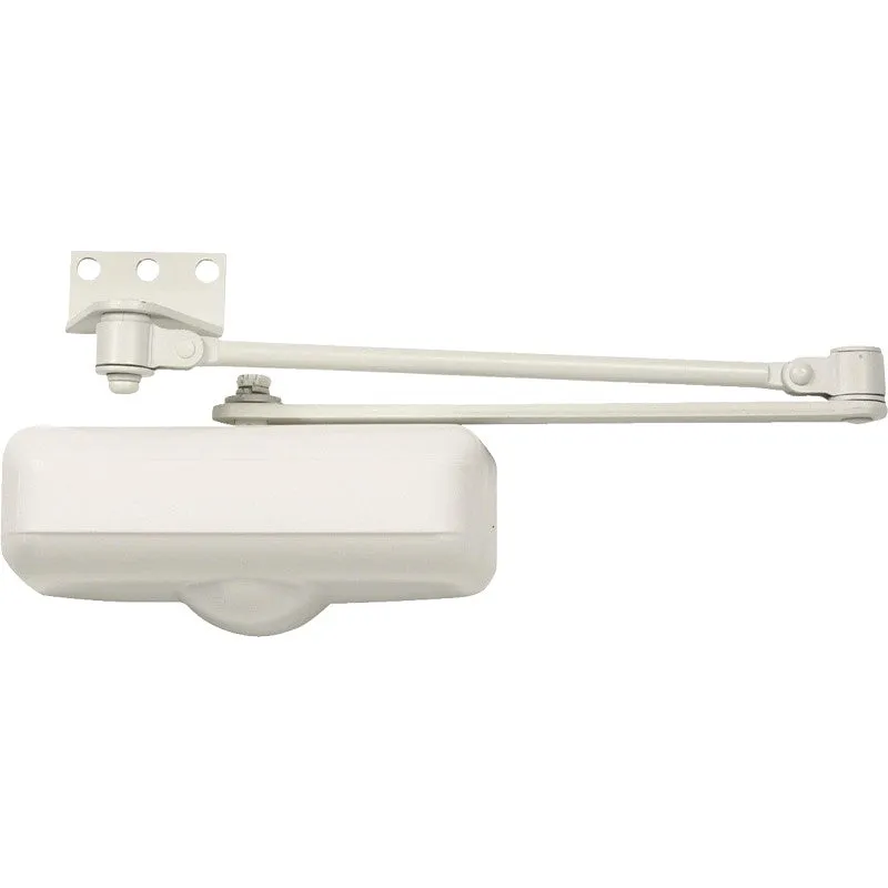 Tell Manufacturing 1000 Series DC100082 Door Closer, Friction Hold Open Arm, Stainless Steel