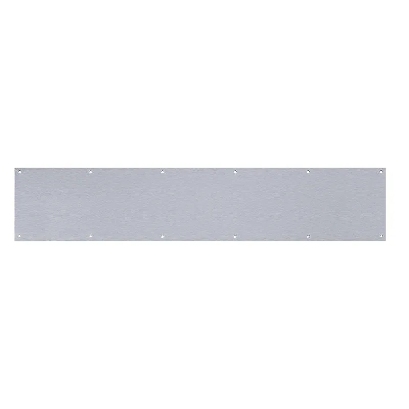 Tell Manufacturing DT100055 Kick Plate, 6 in L, 30 in W, 0.05 Gauge, Stainless Steel
