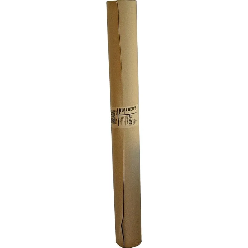 Trimaco 35140/25 Floor Paper, 140 ft L, 35 in W, Kraft Paper, Brown, Floor Mounting