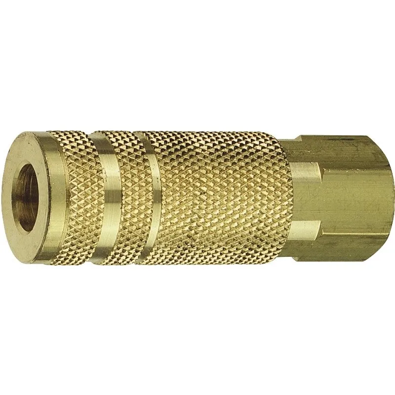 Tru-Flate 13-435 Coupler, L-Style, 1/4 in, FNPT, Steel