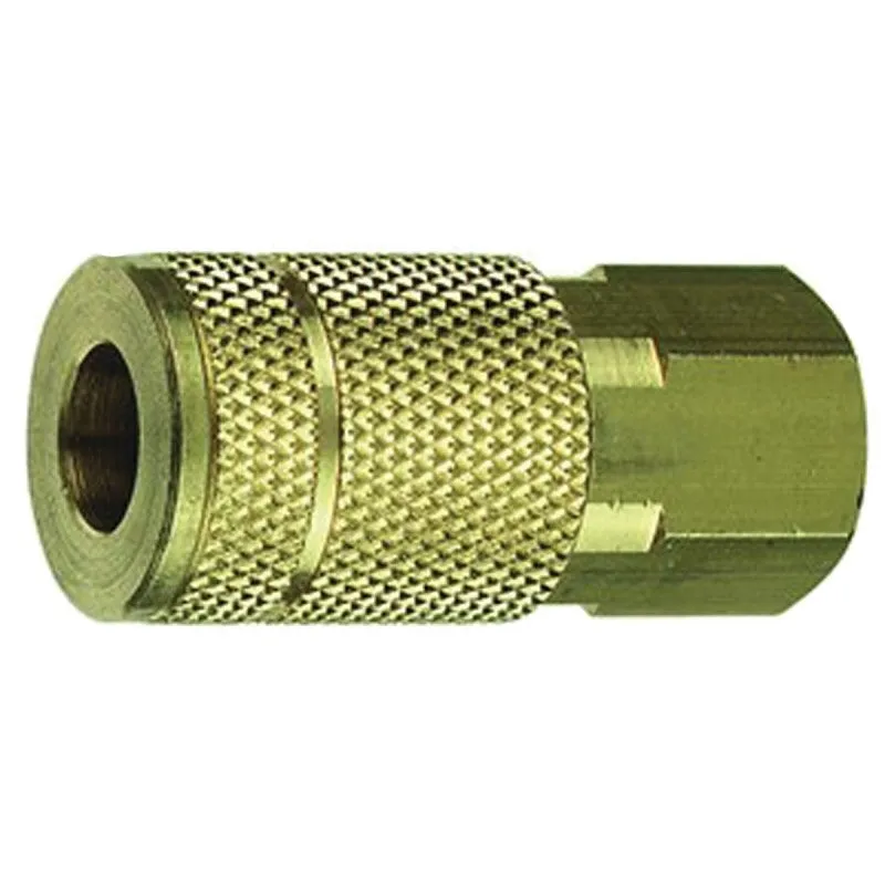 Tru-Flate 13-613 Coupler, 3/8 in, FNPT, Steel