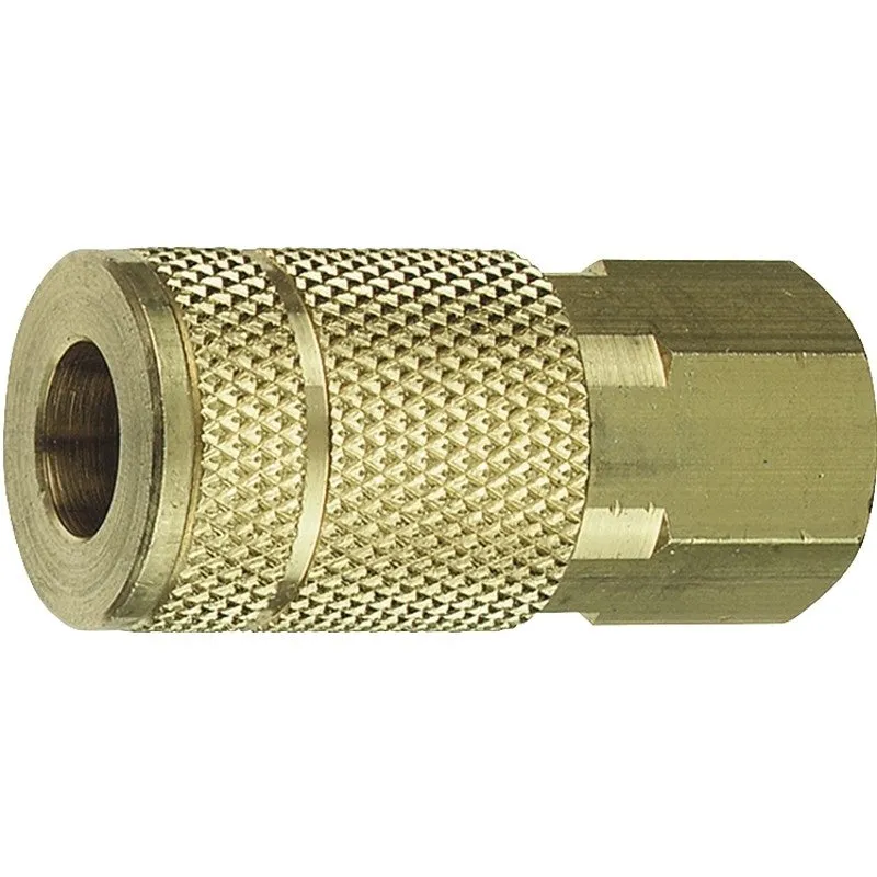 Tru-Flate 13-713 Coupler, 1/2 in, FNPT, Steel