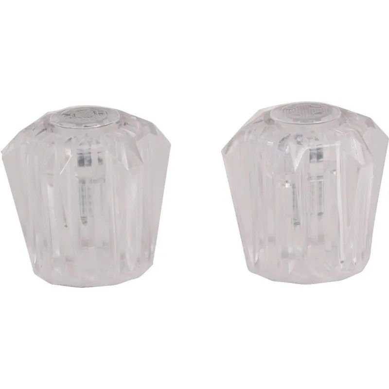 US Hardware P-402C Faucet Handle, Acrylic, For: Mobile Home Faucets