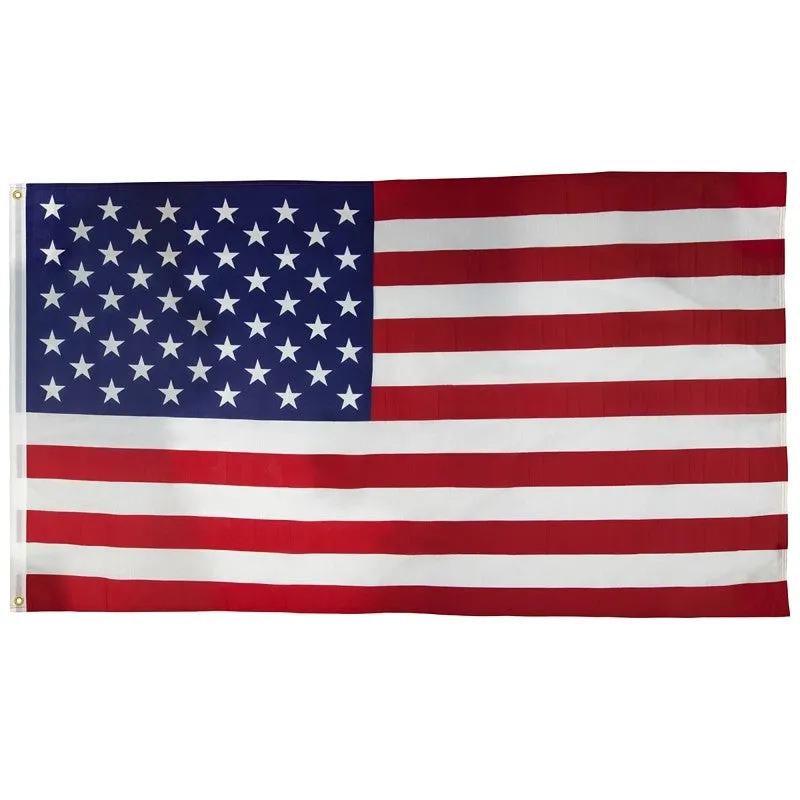 Valley Forge USS-1 USA Flag, 5 ft W, 3 ft H, Polycotton