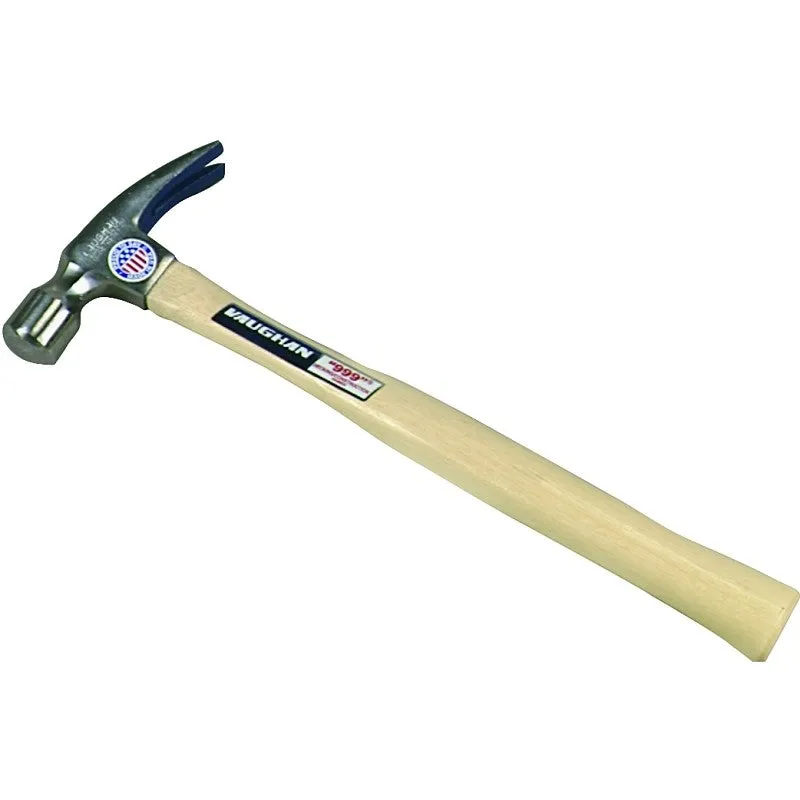 Vaughan 999 Hammer, 20 oz Head, Rip Framing, Smooth Head, HCS Head, Wood Handle