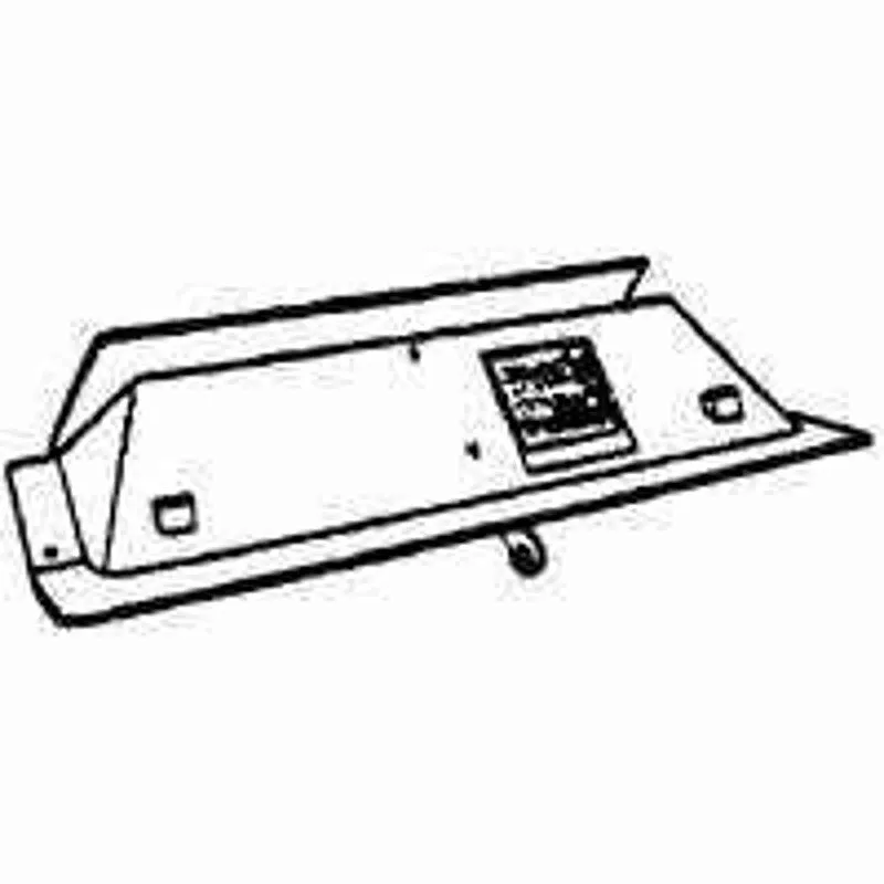 Vestal 30 Fireplace Damper, 30 in Throat Front W, 23 in Throat Back W, 10 in D Throat, Iron