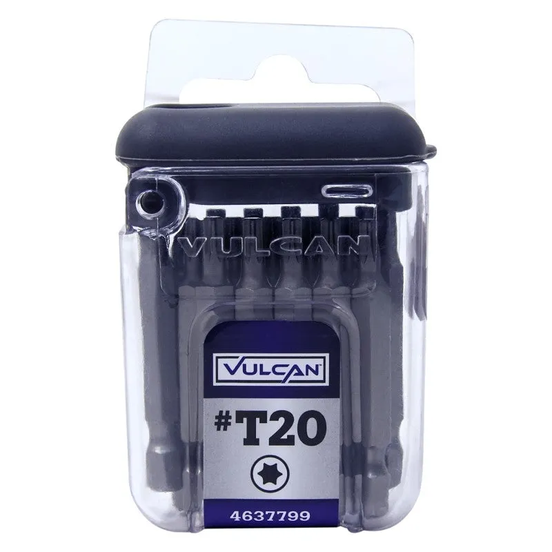 Vulcan 511371OR Screwdriver Bit Set, Torx Drive, Molybdenum Steel