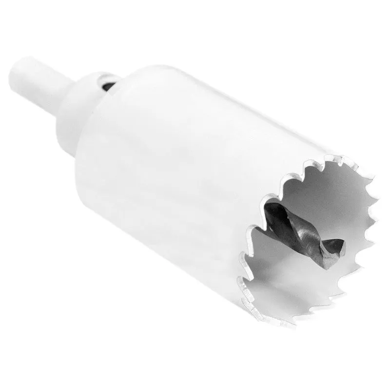 Vulcan 960161OR Hole Saw with Arbor Hanager, 1 in Dia, 1-7/8 in D Cutting, 4/6 TPI, HSS Cutting Edge