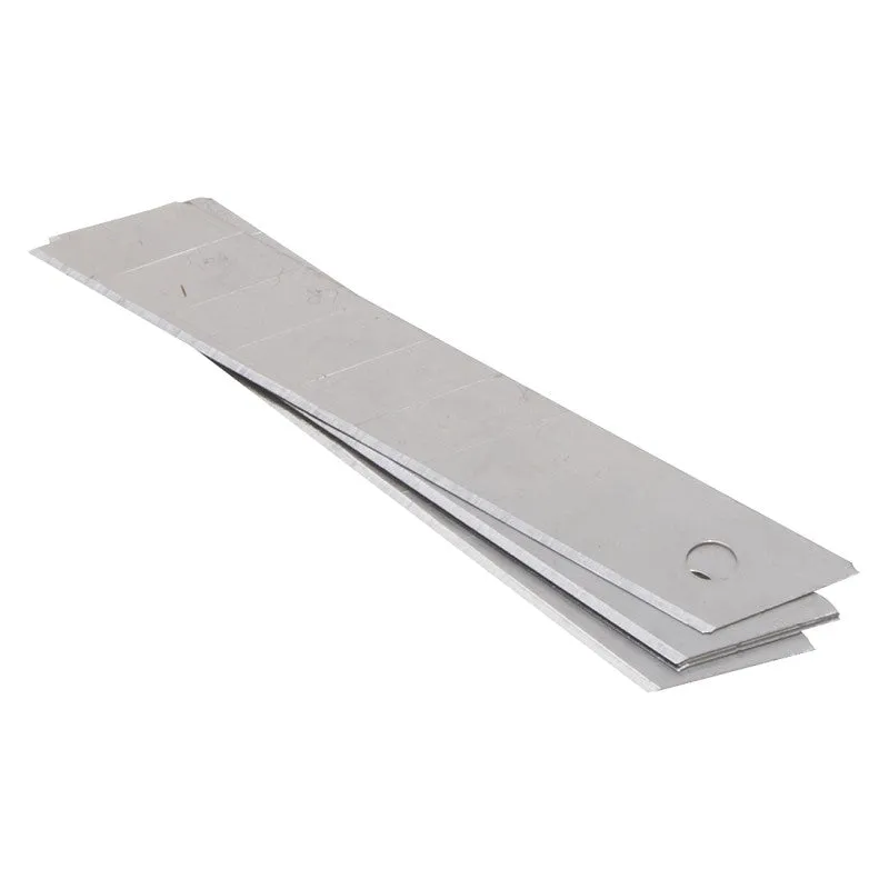 Vulcan JL-RB01 Blade, 18 mm, 4-1/4 in L, Carbon Steel, Single Edge, 1-Point (Pack of 20)