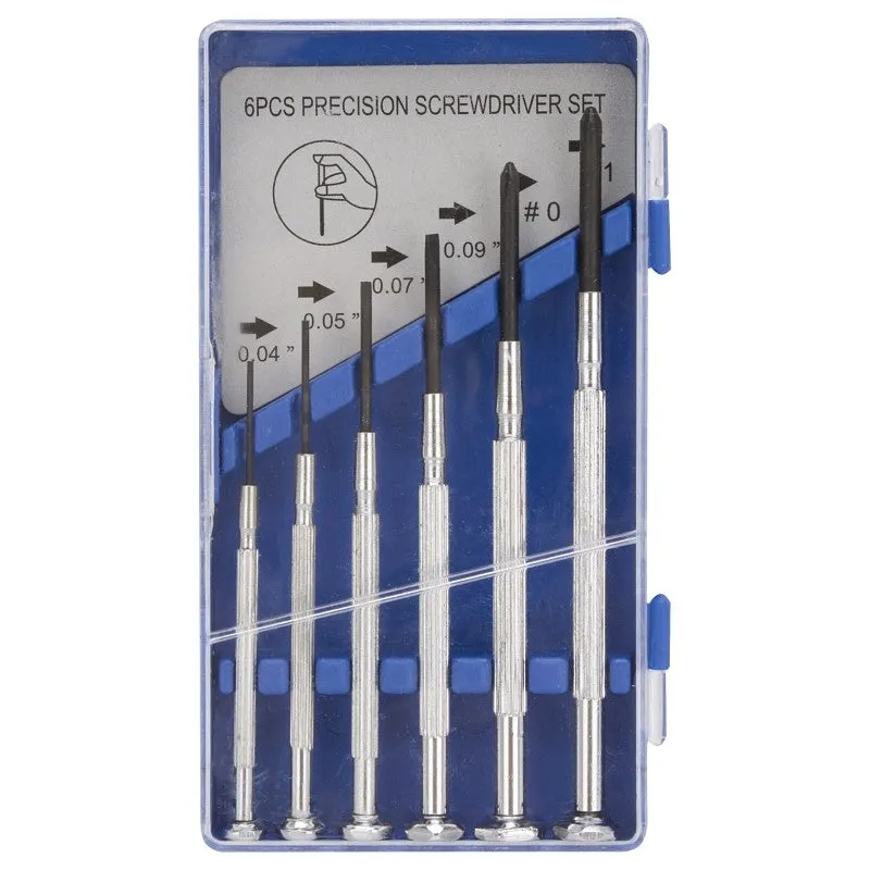 Vulcan JL36001 Screwdriver Set, 6-Piece, Steel, Chrome, Chrome (Handle) (Pack of 6)