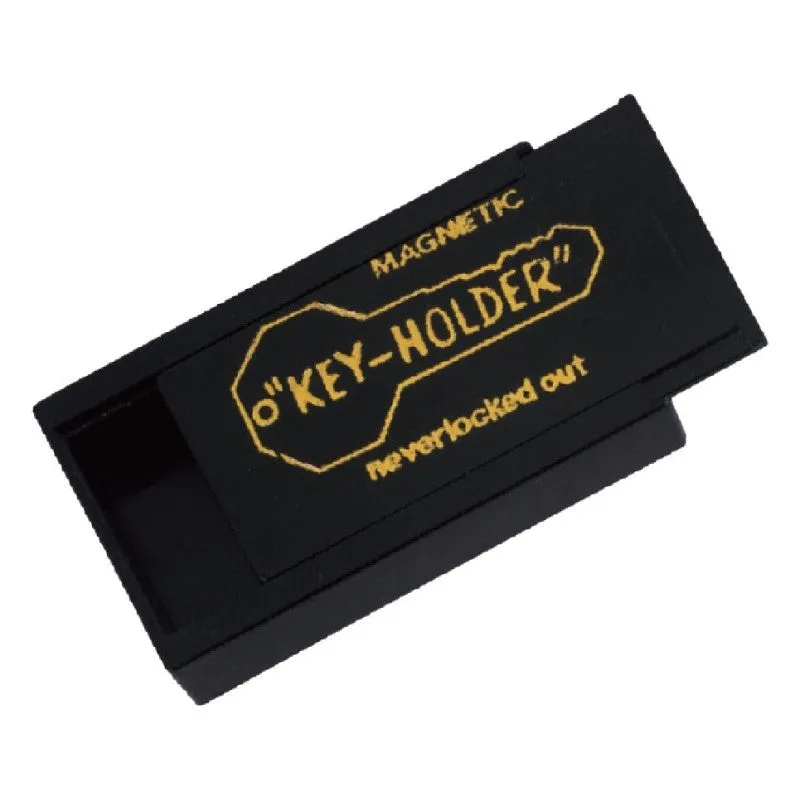 Vulcan TSC70121 Magnetic Key Holder, PVC, Black, 1-5/8 in W, 3/8 in H, 3 in D (Pack of 16)