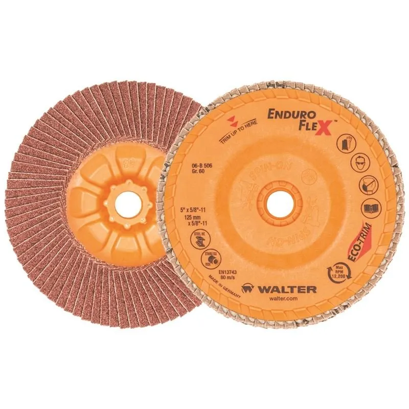 WALTER 06B506 ENDURO-FLEX Blending Disc 5in GR60 SPIN-ON