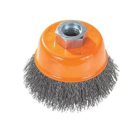 WALTER 13D304 3 5/8-11 Crimped Wire Cup Brush
