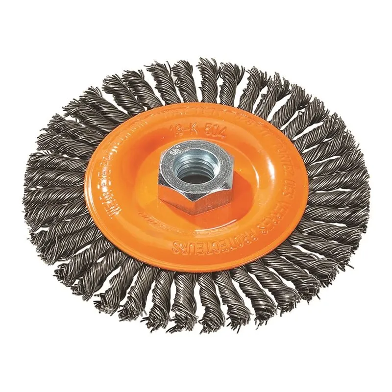 WALTER 13K504 5in X 1/4in X 5/8in-11 KNOT STRINGER BEAD KNOT TWISTED BRUSH