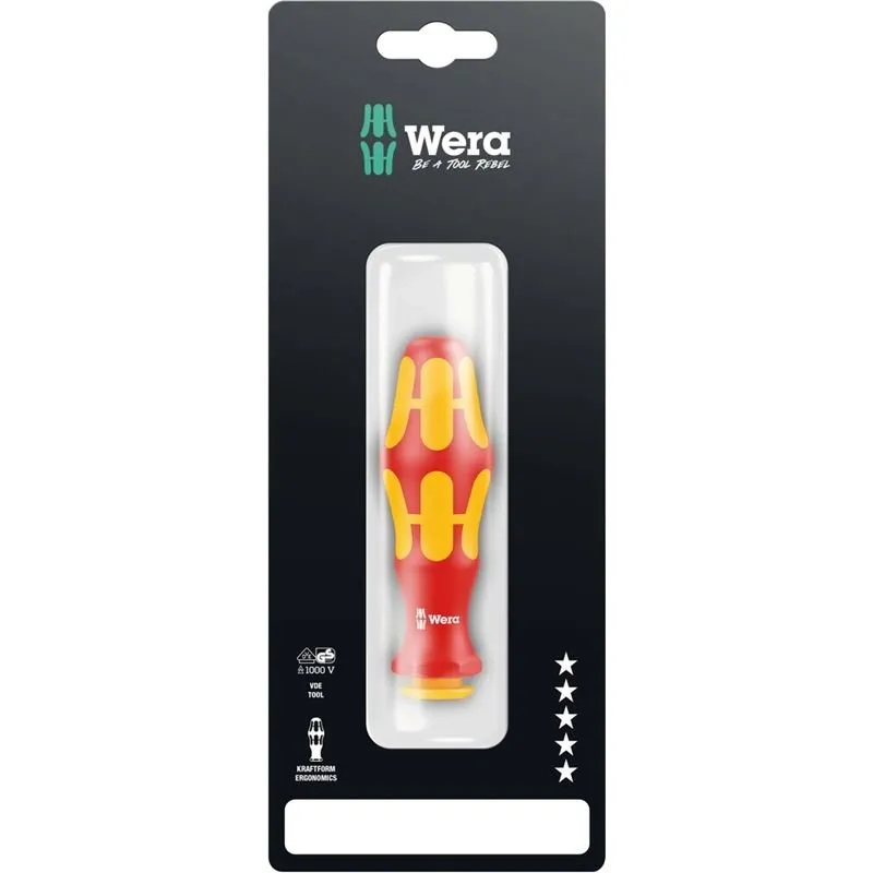 WERA 05003990001 817 VDE Kraftform blade-holding handle, 9 x 98 mm