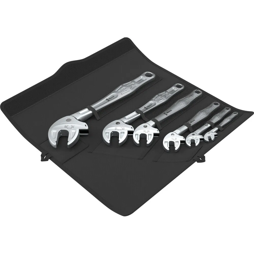 WERA 05020111001 6004 JOKER 6 SET 1 SELF-SETTING SPANNER SET, (6 PIECES)