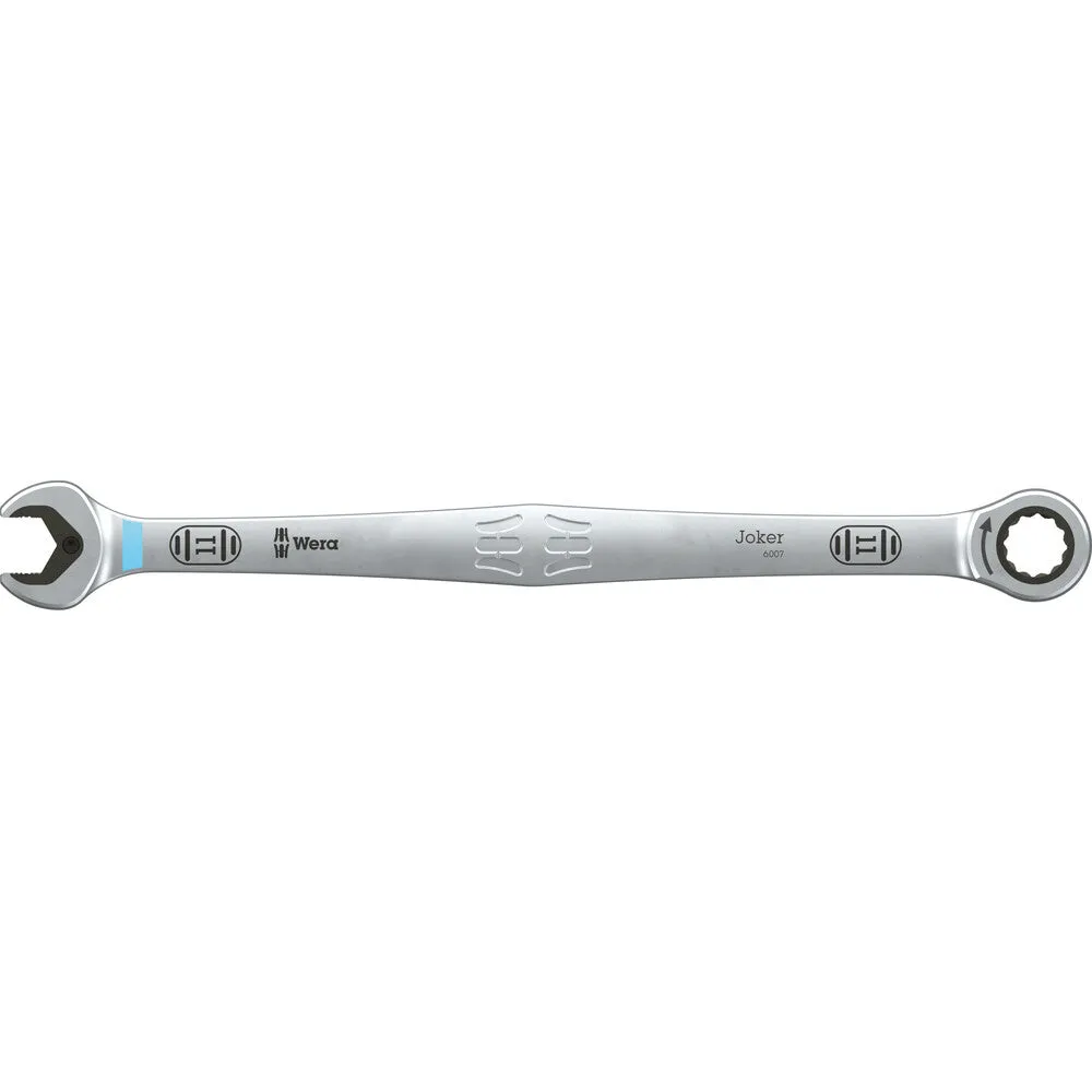 WERA 05020355001 6007 JOKER SB RING RATCHET SPANNER, LONG DESIGN, 11 X 220 MM