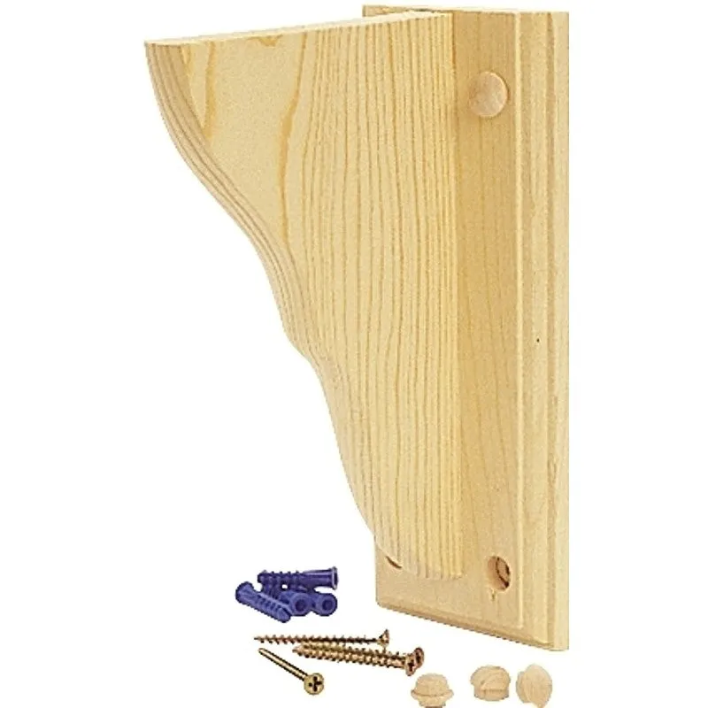 Waddell 1350 Shelf Bracket, Natural, Pine (Pack of 10)