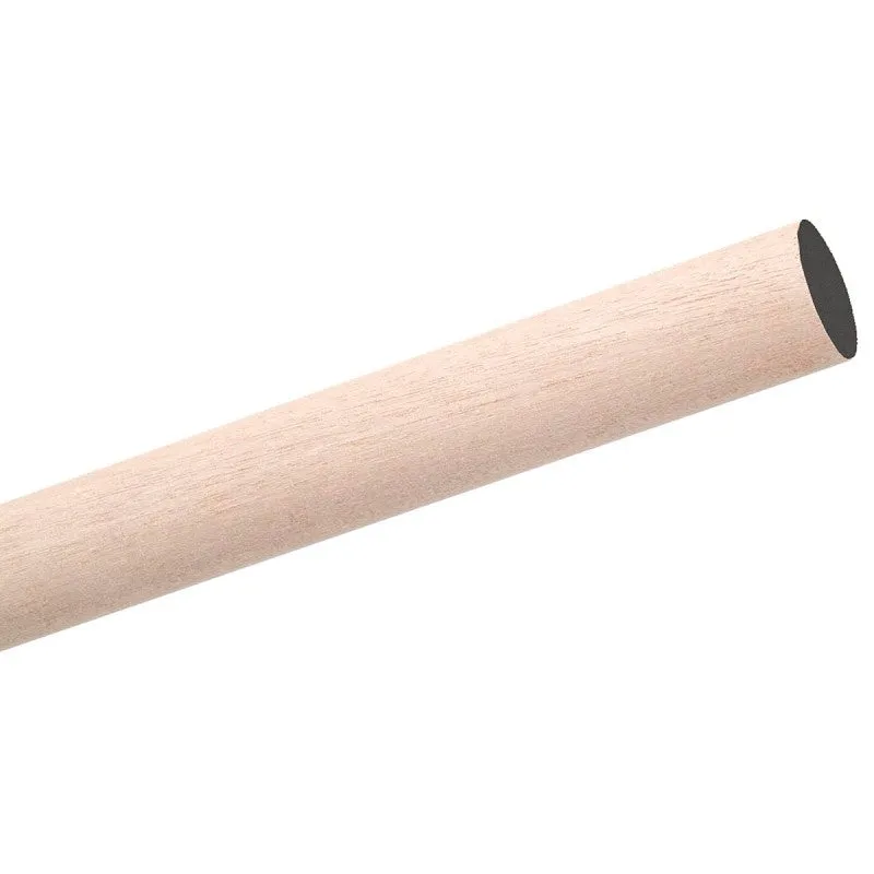 Waddell 6302UB Dowel Rod, 1/8 in Dia, 36 in L, Hardwood (Pack of 25)