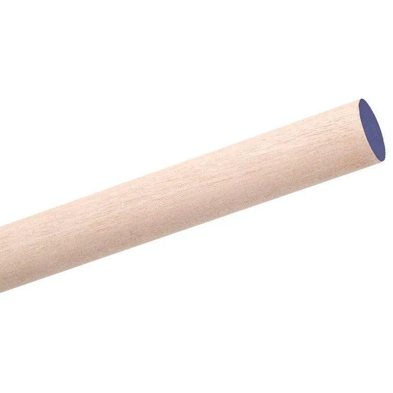 Waddell 6414UB Dowel Rod, 7/8 in Dia, 48 in L, Aspen Wood (Pack of 6)