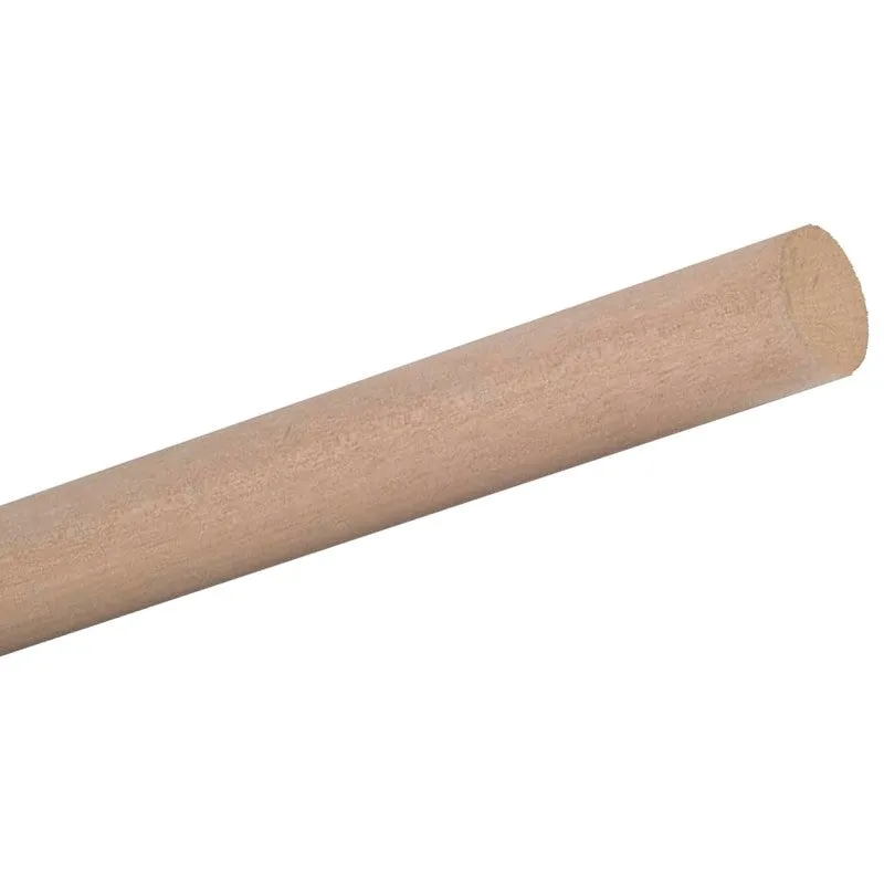 Waddell 6516UB Dowel Rod, 1 in Dia, 36 in L, Oak Wood (Pack of 6)