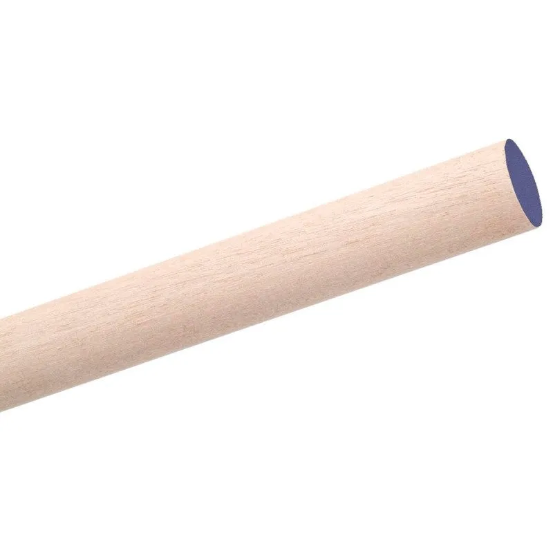 Waddell 6714UB Dowel Rod, 7/8 in Dia, 48 in L, Birchwood (Pack of 6)