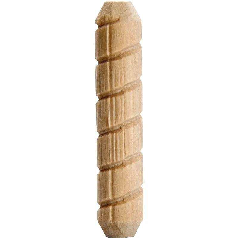 Waddell 778 Dowel Pin, 1/2 in Dia, 2 in L, Hardwood (Pack of 150)