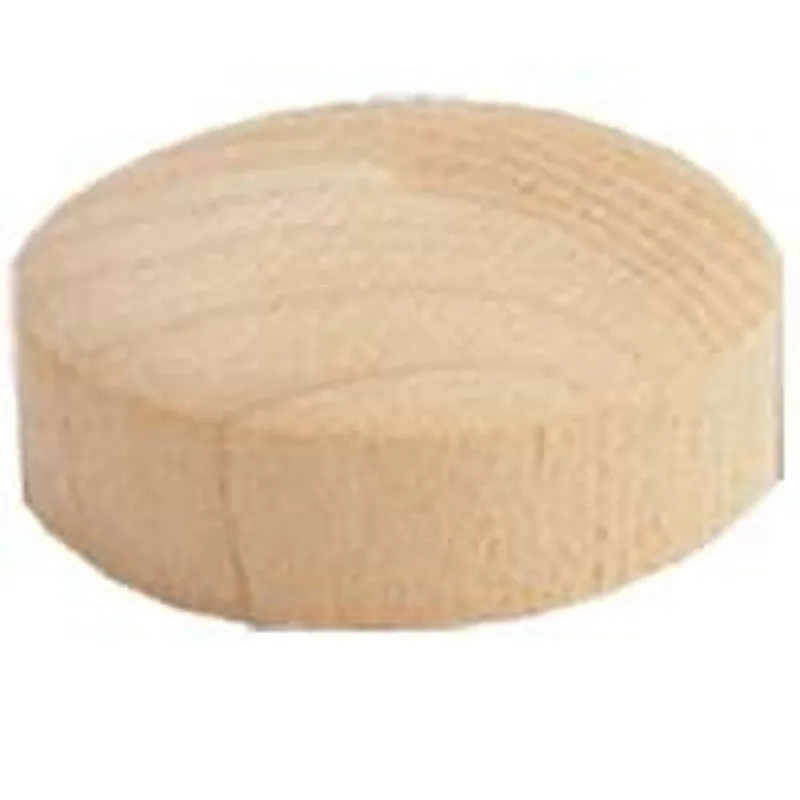 Waddell 8200.50-CS Clip Strip Screw Hole Plug, 1/2 in Dia, Birchwood (Pack of 8)