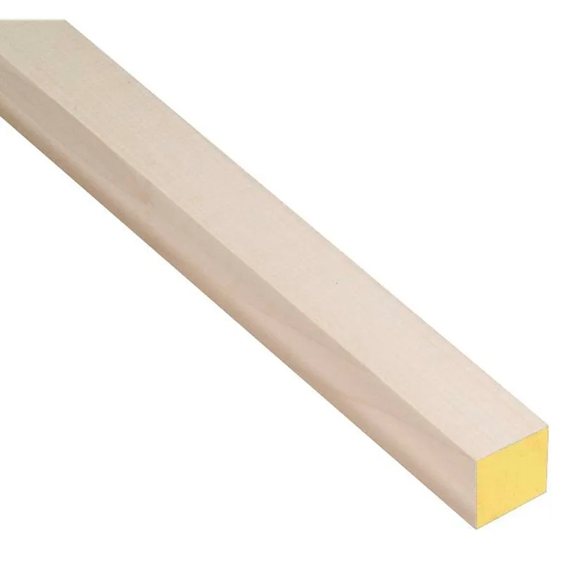 Waddell 8310UB Dowel Rod, Square, 5/8 in Dia, 36 in L, Hardwood (Pack of 9)