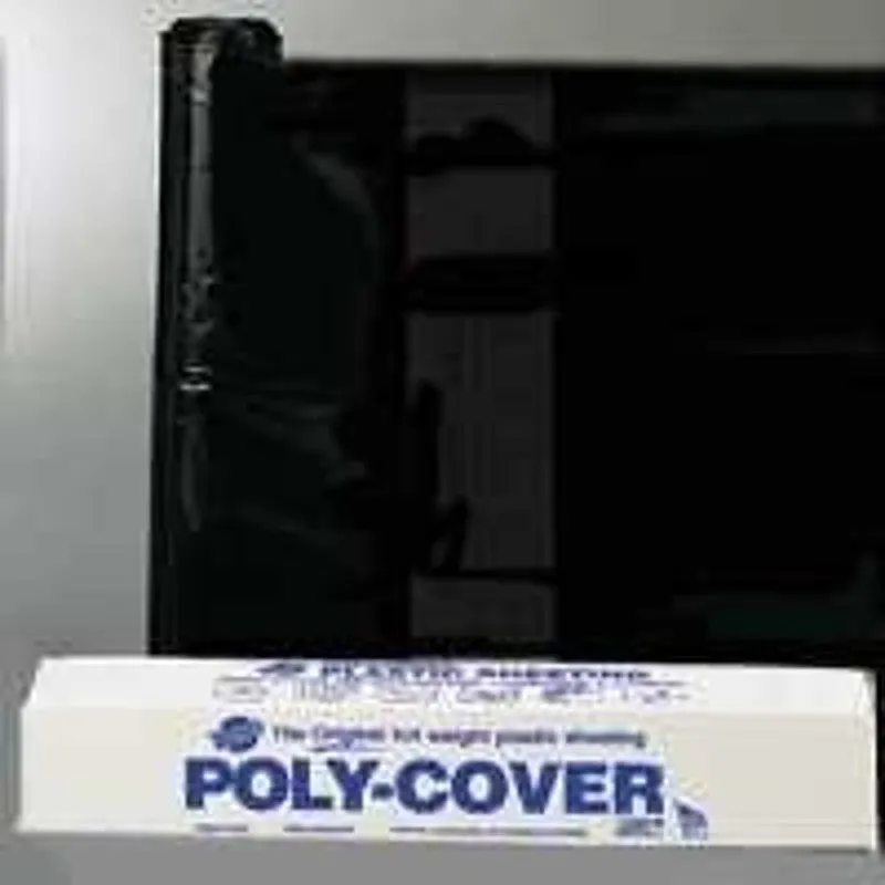 Warp’s 4X3BB Poly Film, 200 ft L, 3 ft W, Black