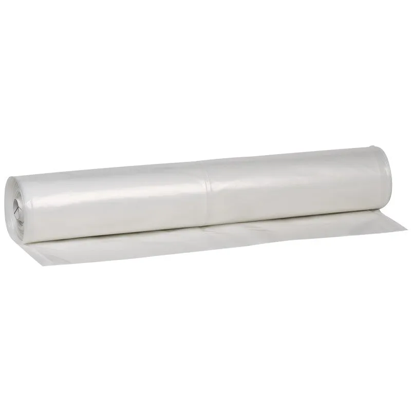 Warp’s 6CH20 Poly Film, 6 mil Thick, 25 ft L, 20 ft W, Clear (Pack of 4)