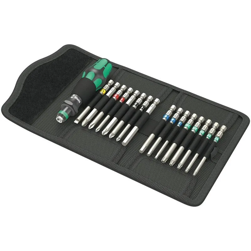 Wera 05059303001 Kraftform Kompakt 60 Tool Finder, 17 Pieces