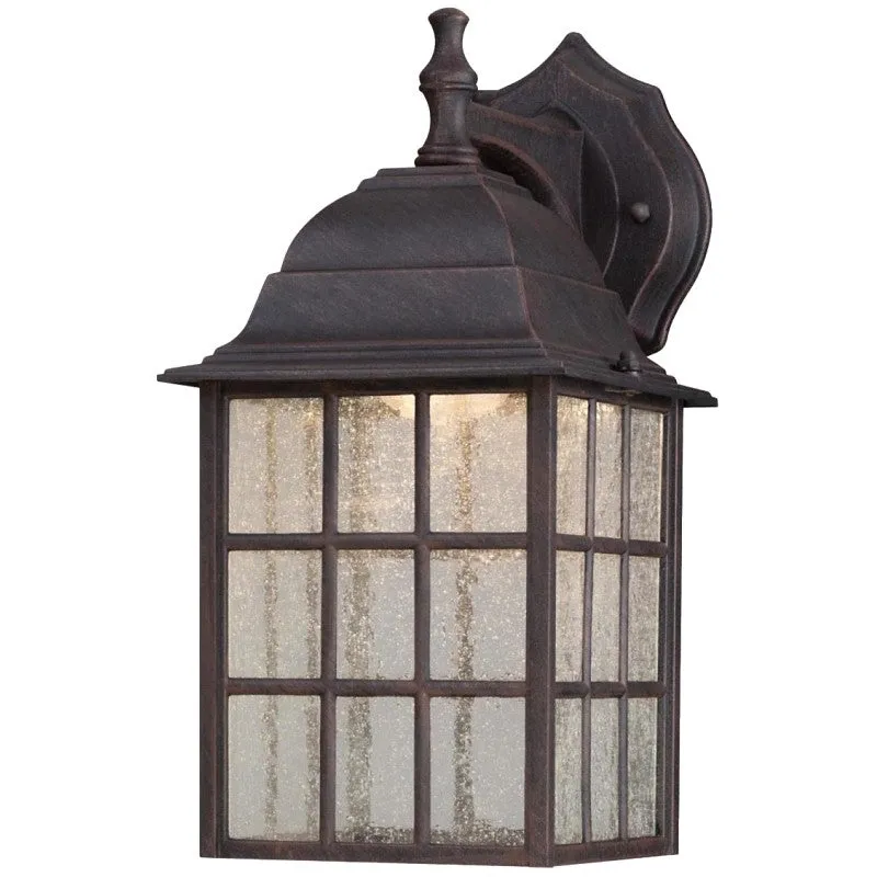 Westinghouse 6400000 Outdoor Wall Fixture, 120 V, 9 W, LED Lamp, 550 Lumens, 3000 K Color Temp, Aluminum Fixture