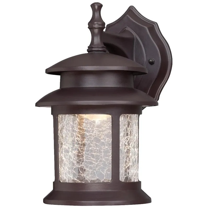 Westinghouse 6400300 Outdoor Wall Fixture, 6 in W x 7.88 in D x 9.75 in H Dimensions, Oil-Rubbed Bronze Fixture, 120 V