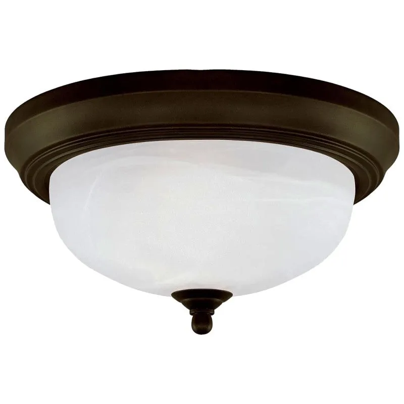 Westinghouse 64291 Flush Mount Ceiling Fixture, 2-Lamp, Oil-Rubbed Bronze Fixture