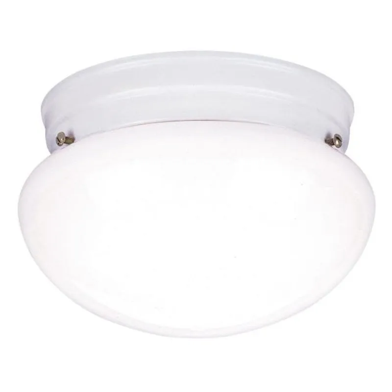 Westinghouse 66699 Ceiling Light Fixture, White Shade, 1-Lamp, White Fixture