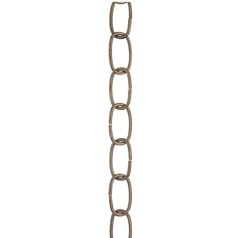 Westinghouse 7007100 Fixture Chain, 3 ft L, Metal, Antique Brass (Pack of 6)