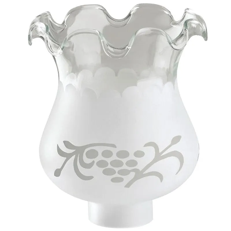 Westinghouse 8110000 Light Shade, Empire, Hourglass, Glass, Clear (Pack of 6)