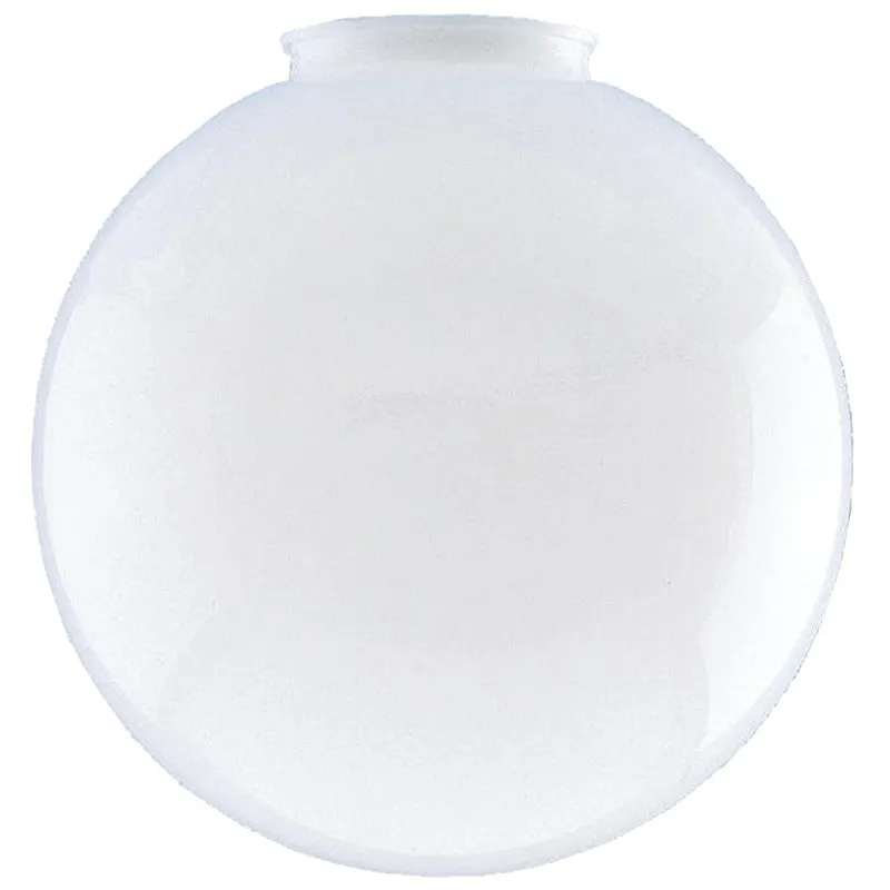 Westinghouse 8186900 Light Shade, 6 in Dia, Globe, Polycarbonate, White