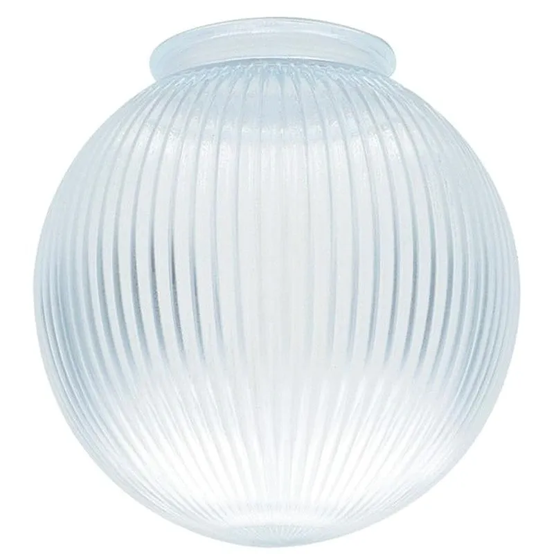 Westinghouse 8525400 Light Shade, 6-3/8 in Dia, Globe, Glass, Clear (Pack of 6)