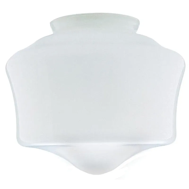 Westinghouse 8557800 Light Shade, 7-1/4 in Dia, Schoolhouse, Glass, White (Pack of 6)